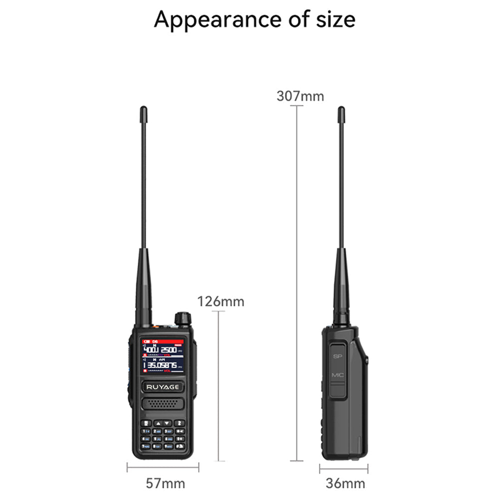 Ruyage Radio Analog Signal 10W Walkie-Talkie(UV98) Ruyage Radio