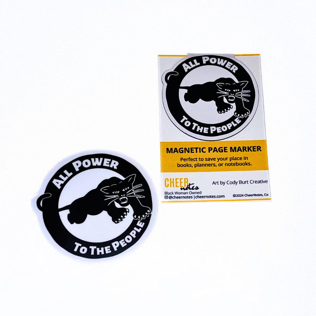 All Power Magnetic Page Marker CheerNotes