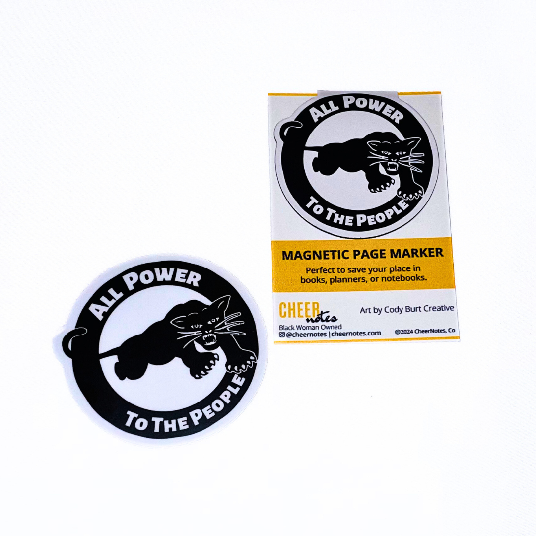 All Power Magnetic Page Marker CheerNotes