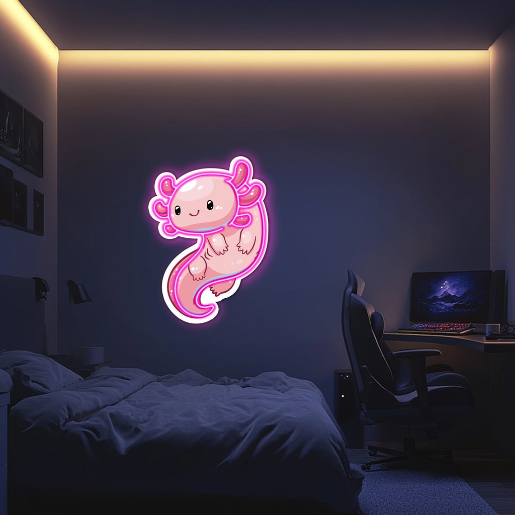 UV Printed Axelot Neon Wall Art- LV0062 Liviqon.co