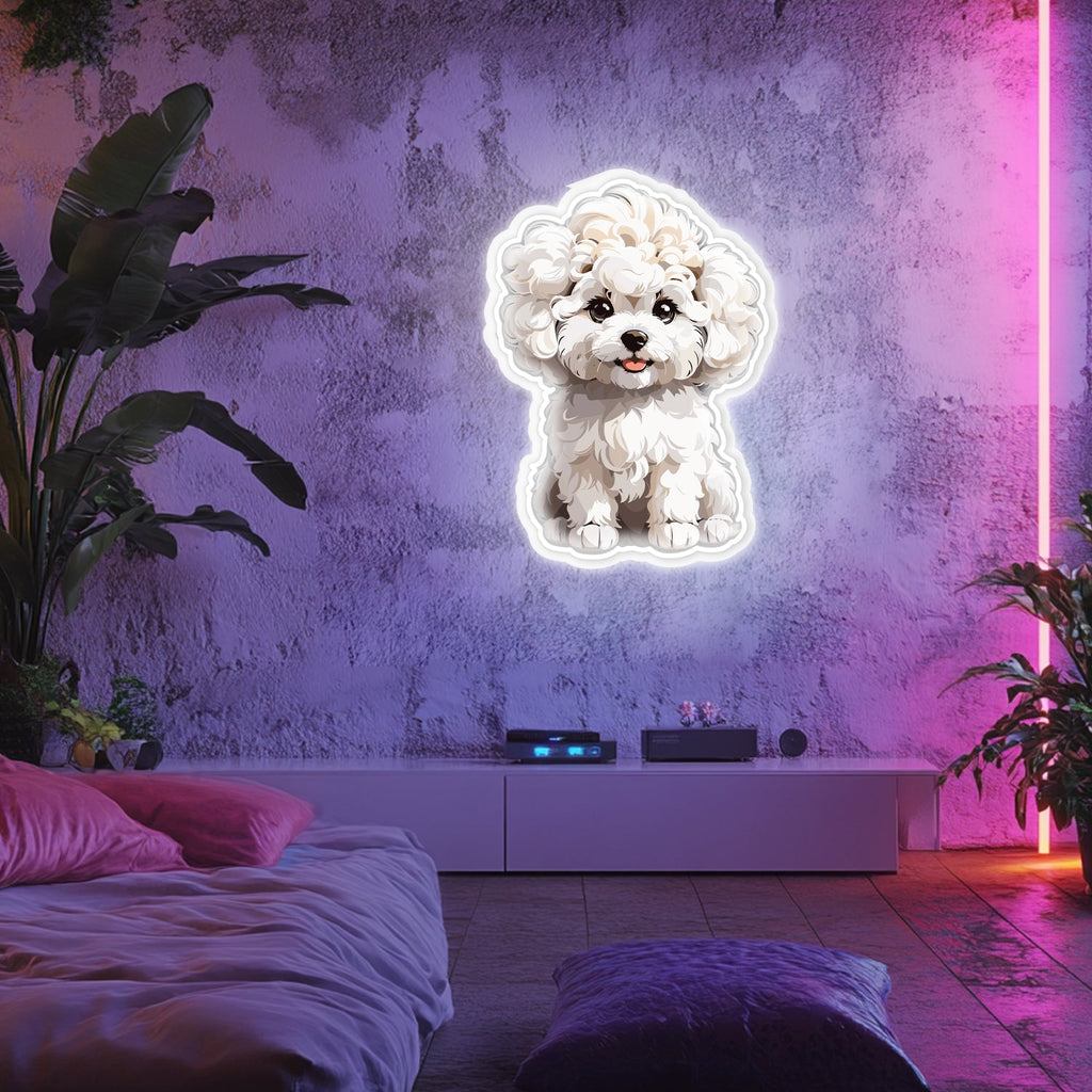 UV Printed Dog Neon Wall Art- LV0022 Liviqon.co