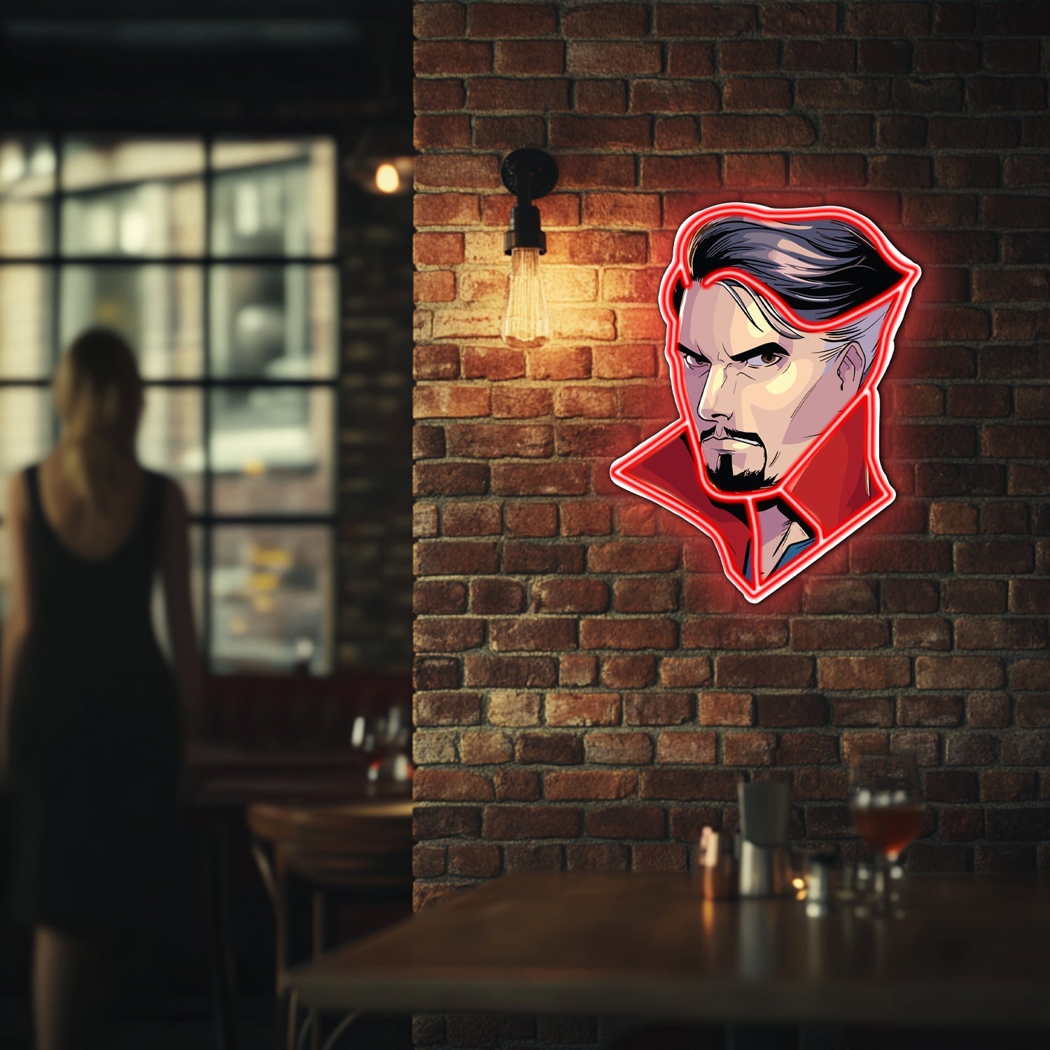 UV Printed DR Strange Neon Wall Art- LV0044 Liviqon.co