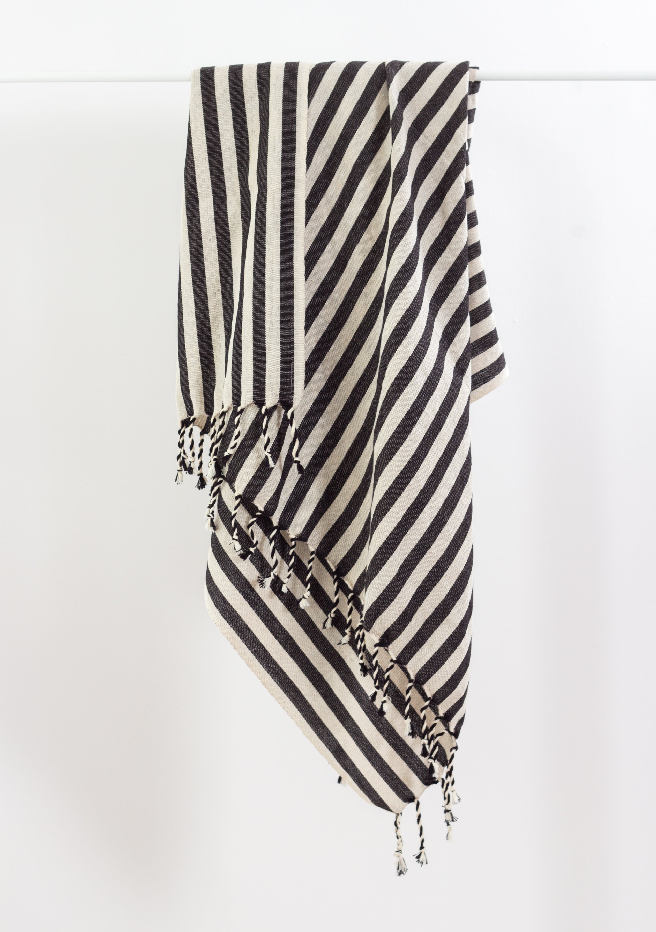 Zebra Cotton Linen Towel Eastern Woven