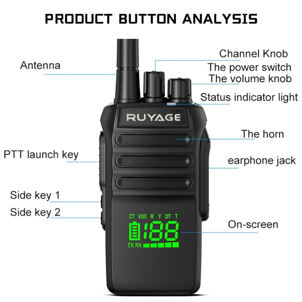 Ruyage Radio Waterproof Walkie-Talkie(T40) Ruyage Radio