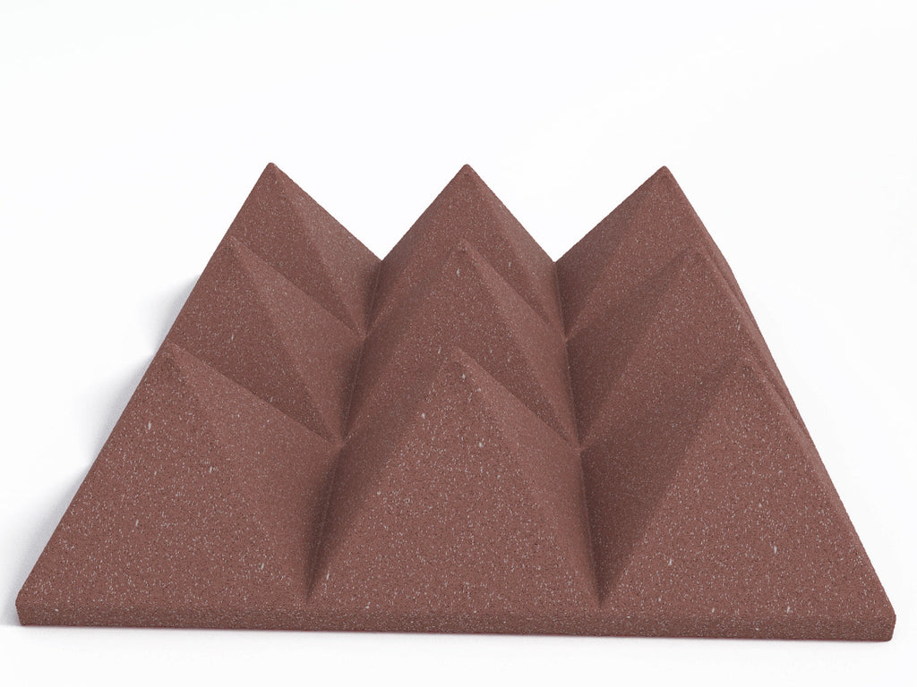 4 Inch Acoustic Foam Pyramid Style Panels - 13 Color Options SoundAssured