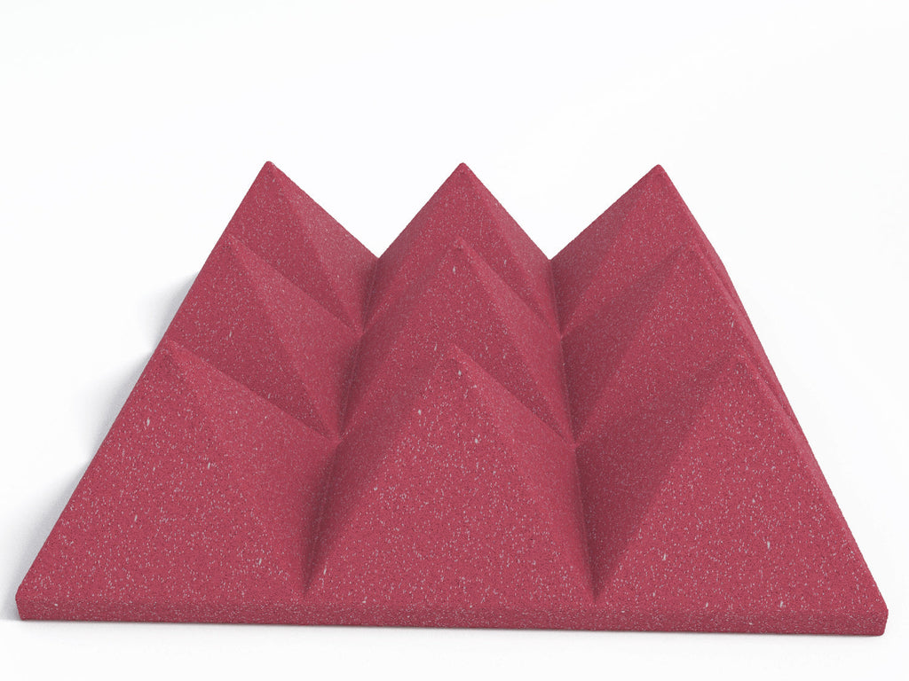 4 Inch Acoustic Foam Pyramid Style Panels - 13 Color Options SoundAssured