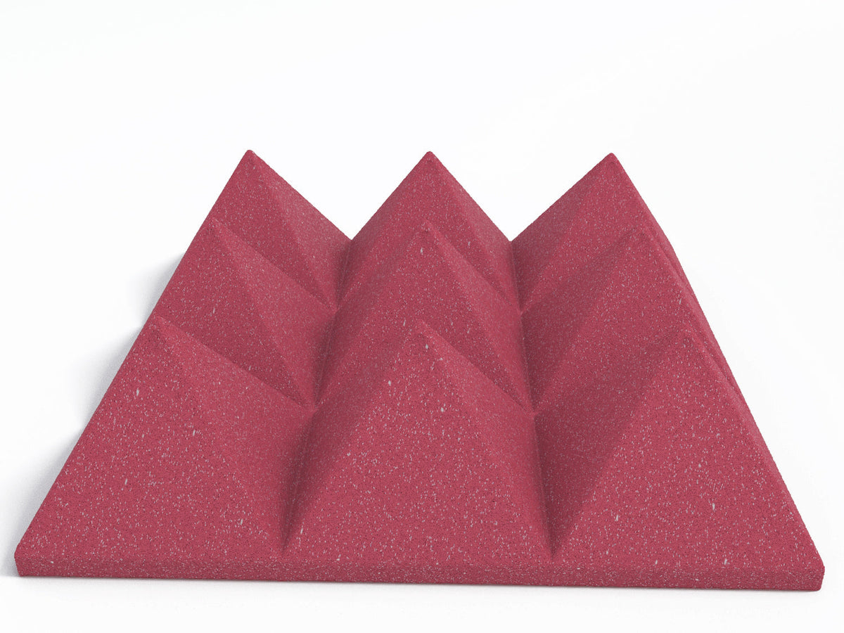4 Inch Acoustic Foam Pyramid Style Panels - 13 Color Options SoundAssured