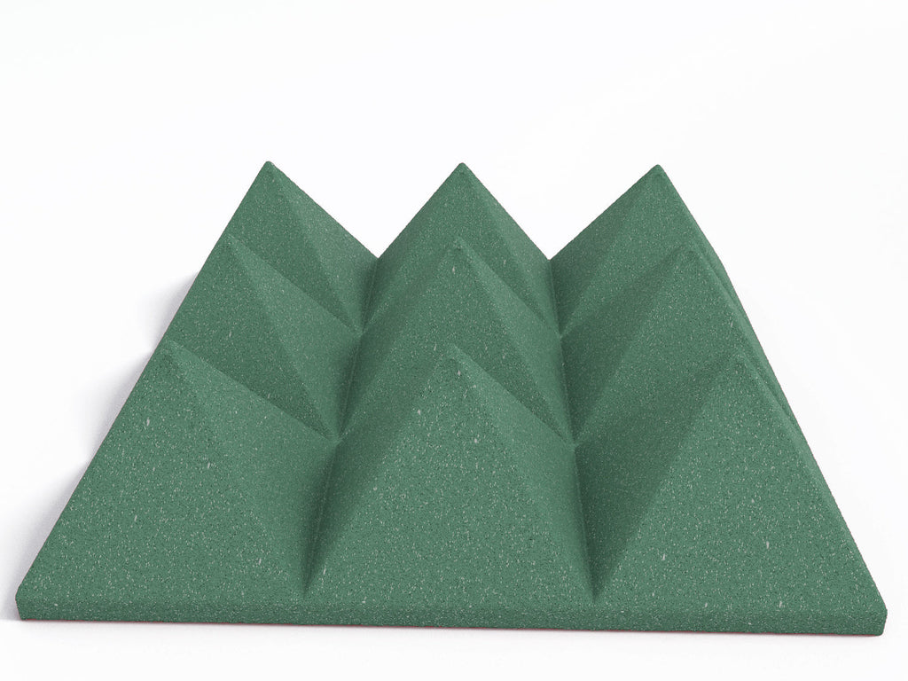 4 Inch Acoustic Foam Pyramid Style Panels - 13 Color Options SoundAssured