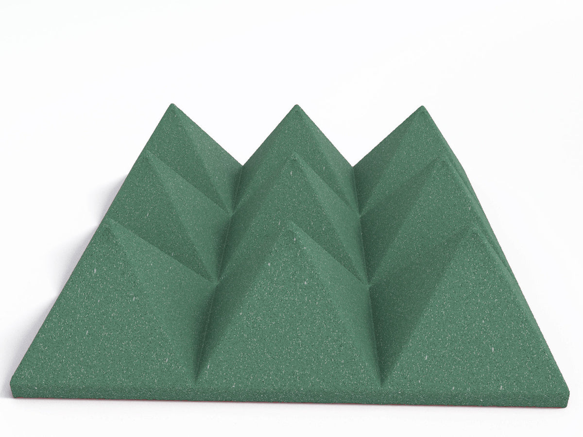 4 Inch Acoustic Foam Pyramid Style Panels - 13 Color Options SoundAssured