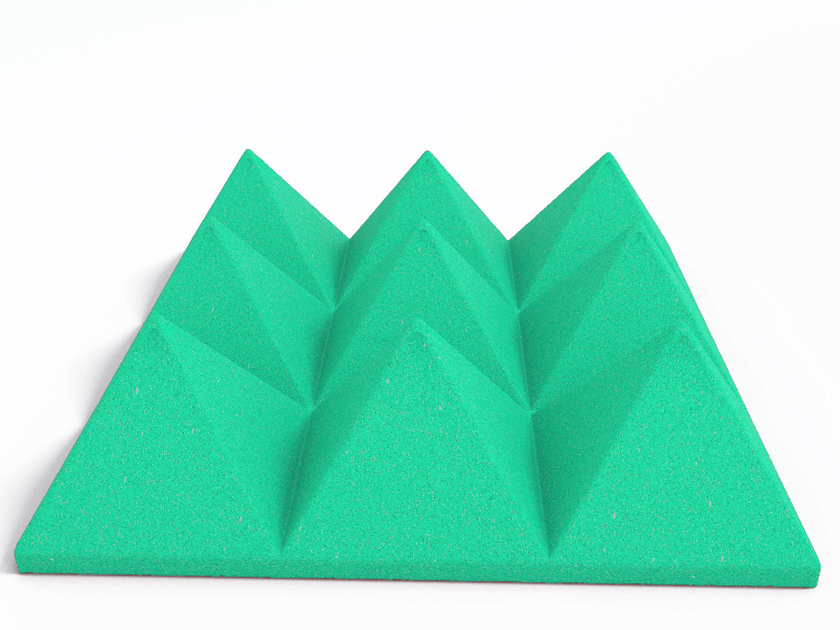 4 Inch Acoustic Foam Pyramid Style Panels - 13 Color Options SoundAssured
