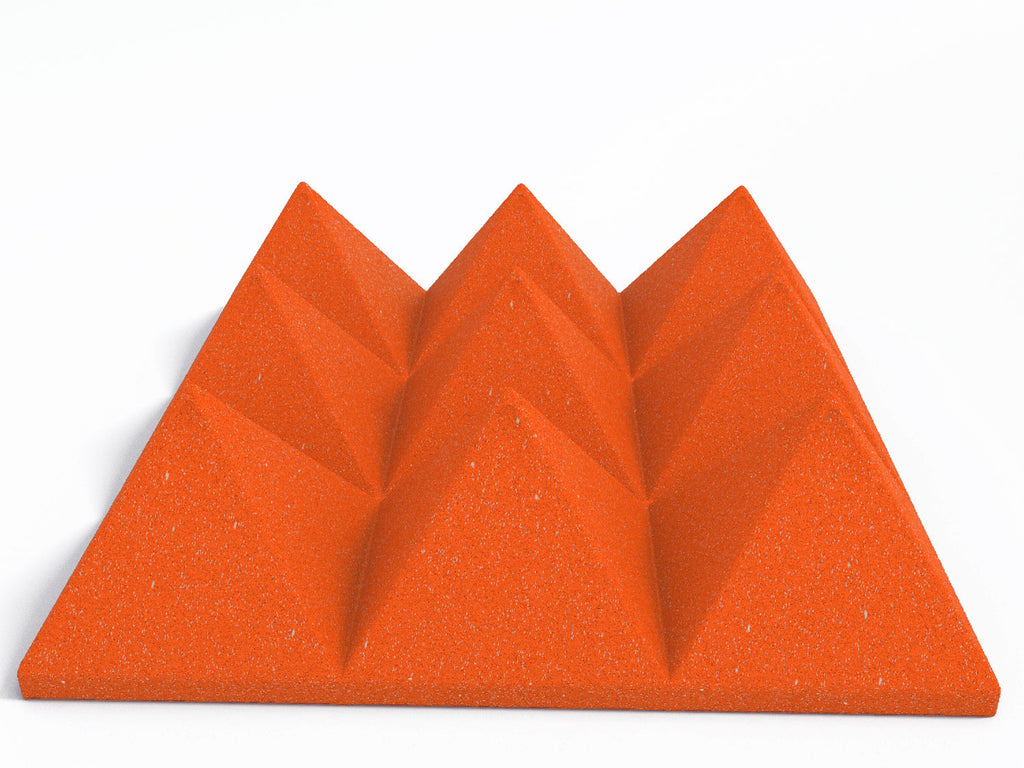 4 Inch Acoustic Foam Pyramid Style Panels - 13 Color Options SoundAssured