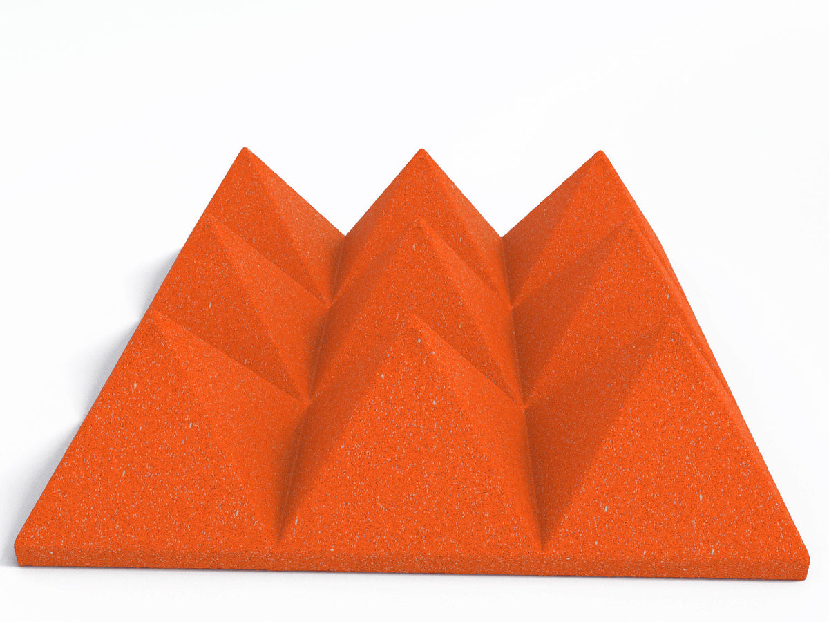4 Inch Acoustic Foam Pyramid Style Panels - 13 Color Options SoundAssured