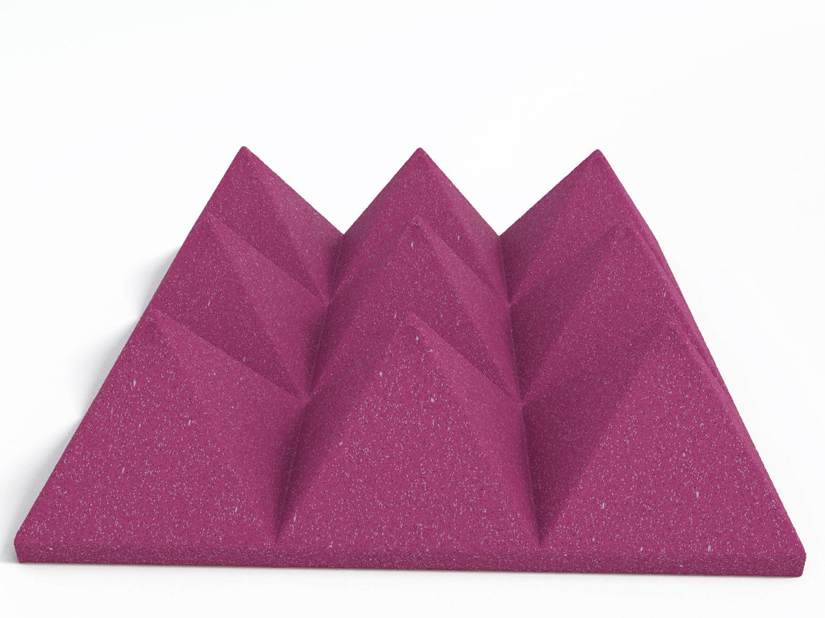 4 Inch Acoustic Foam Pyramid Style Panels - 13 Color Options SoundAssured