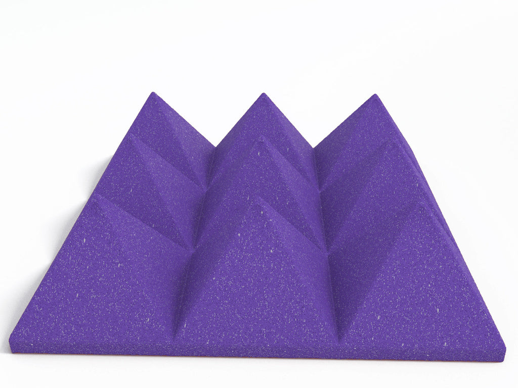 4 Inch Acoustic Foam Pyramid Style Panels - 13 Color Options SoundAssured