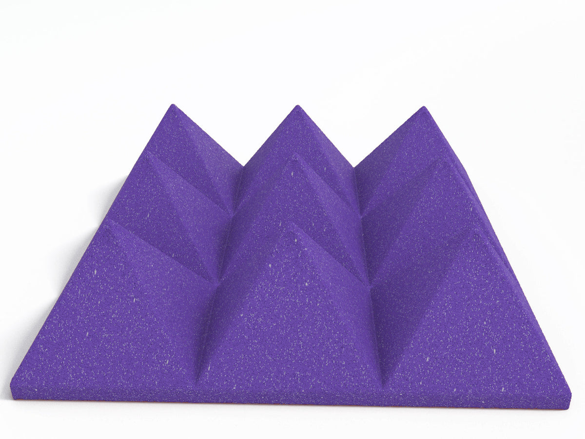 4 Inch Acoustic Foam Pyramid Style Panels - 13 Color Options SoundAssured