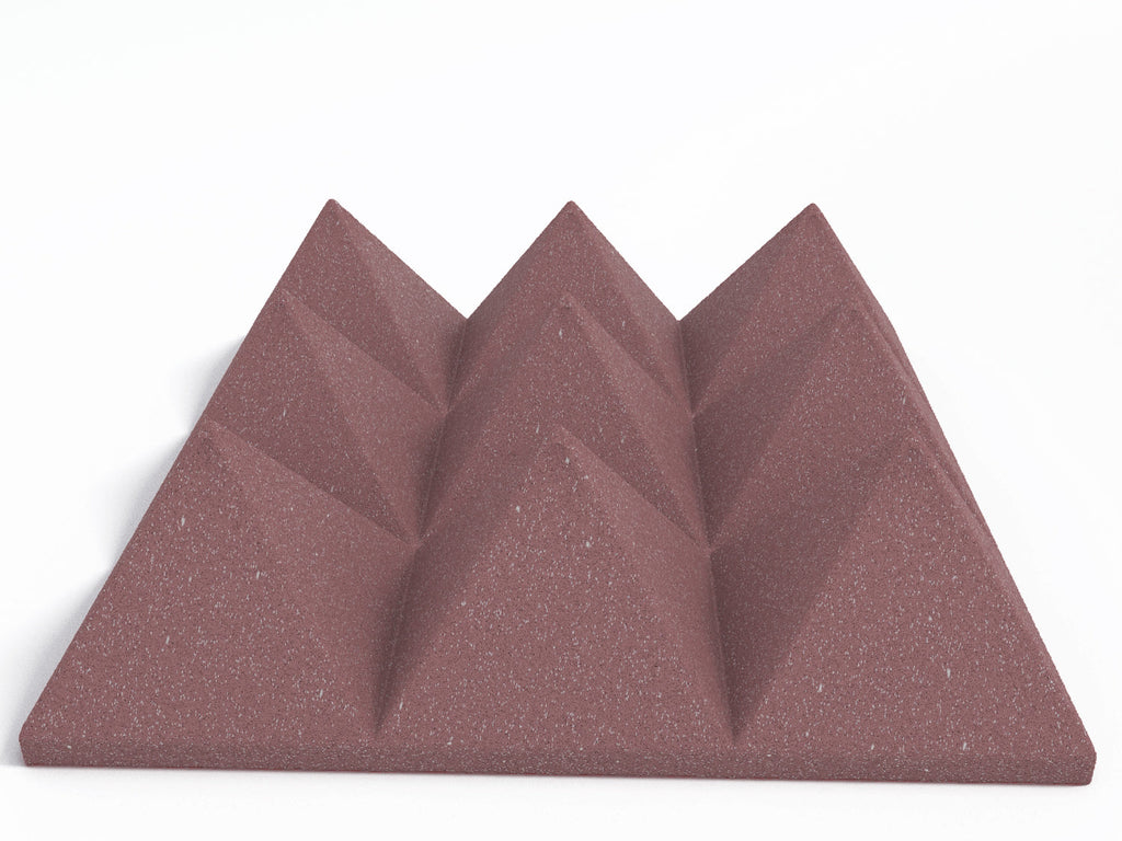 4 Inch Acoustic Foam Pyramid Style Panels - 13 Color Options SoundAssured