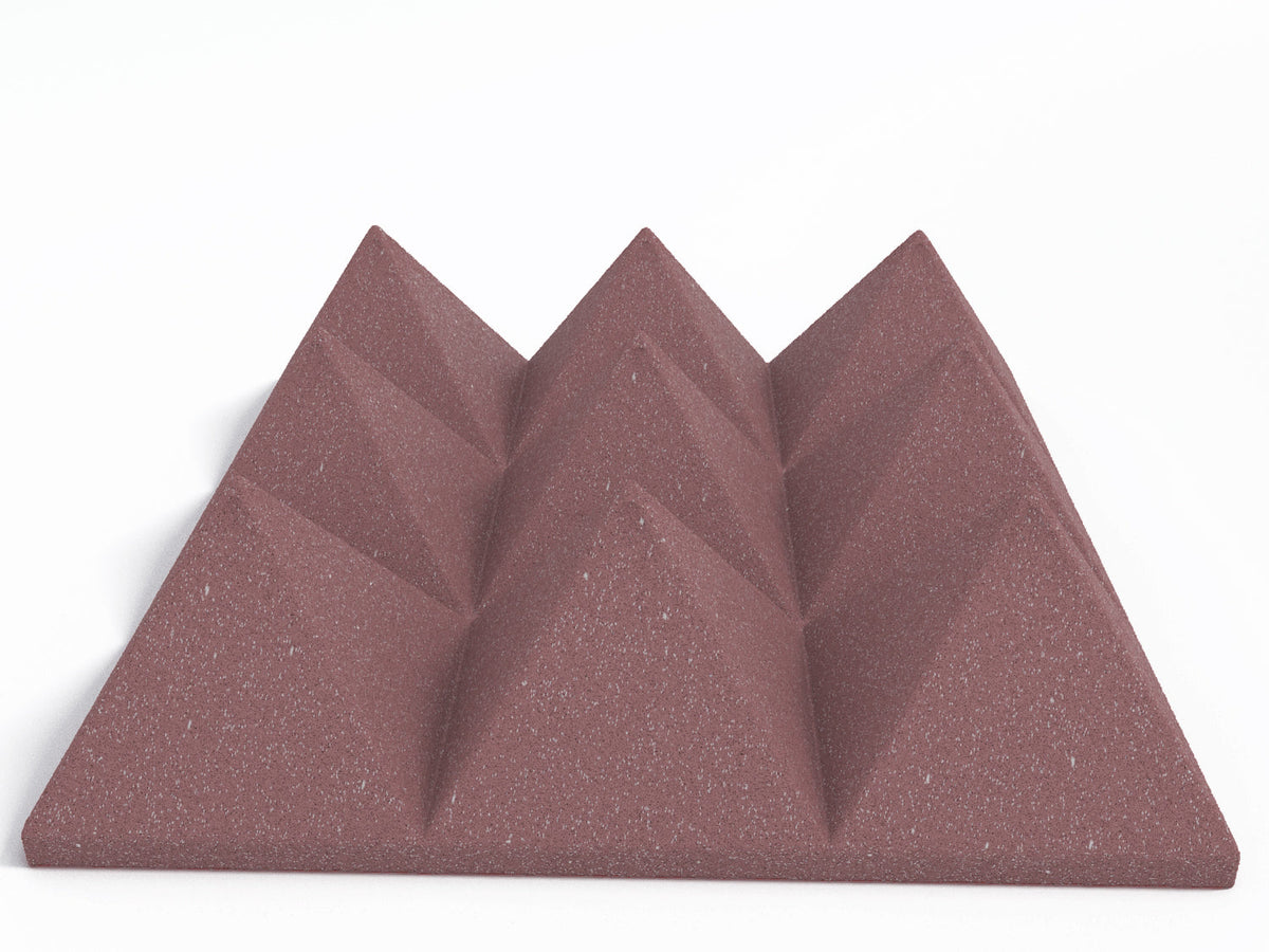 4 Inch Acoustic Foam Pyramid Style Panels - 13 Color Options SoundAssured