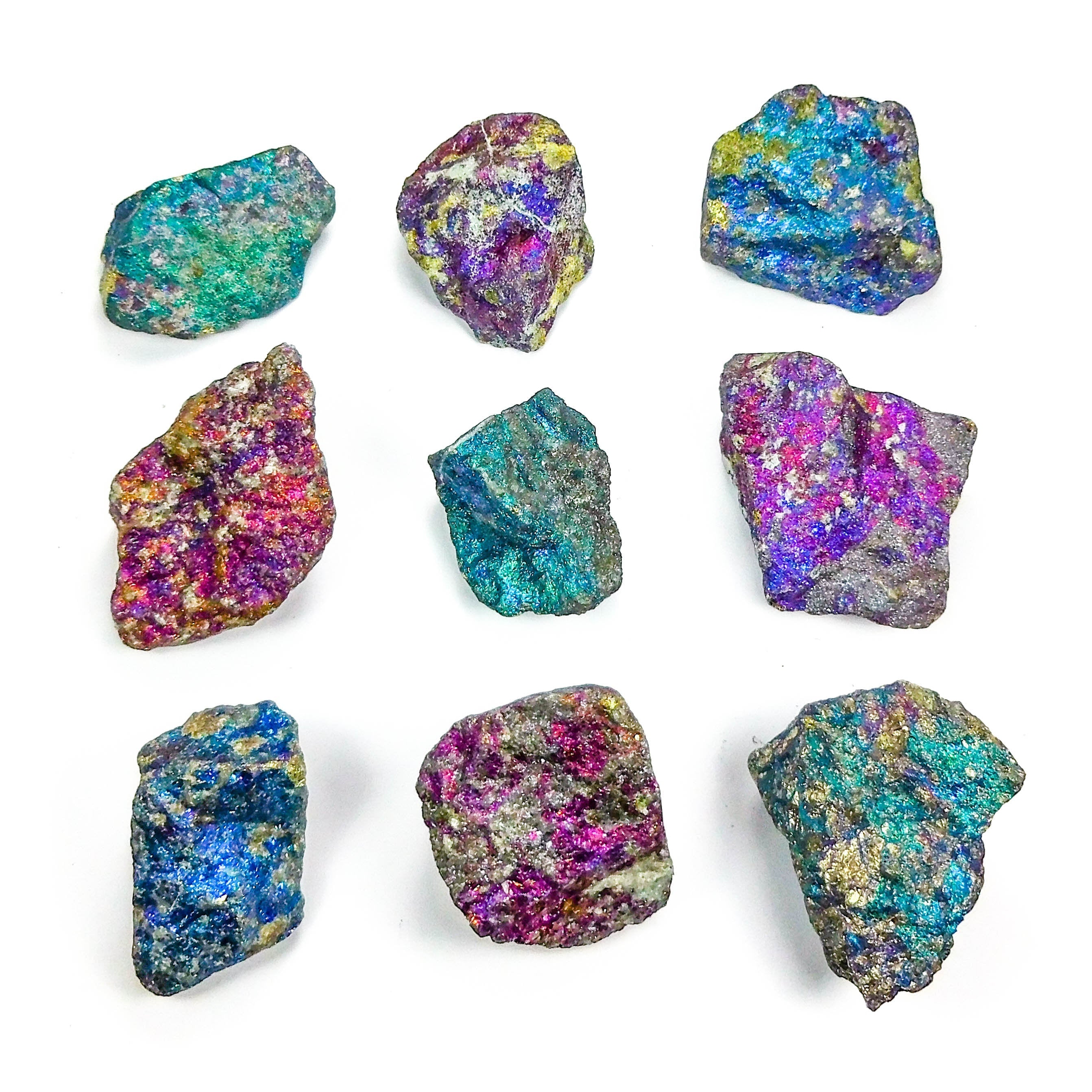 Chalcopyrite (1 Pc) Raw Peacock Ore Amazing Crystals