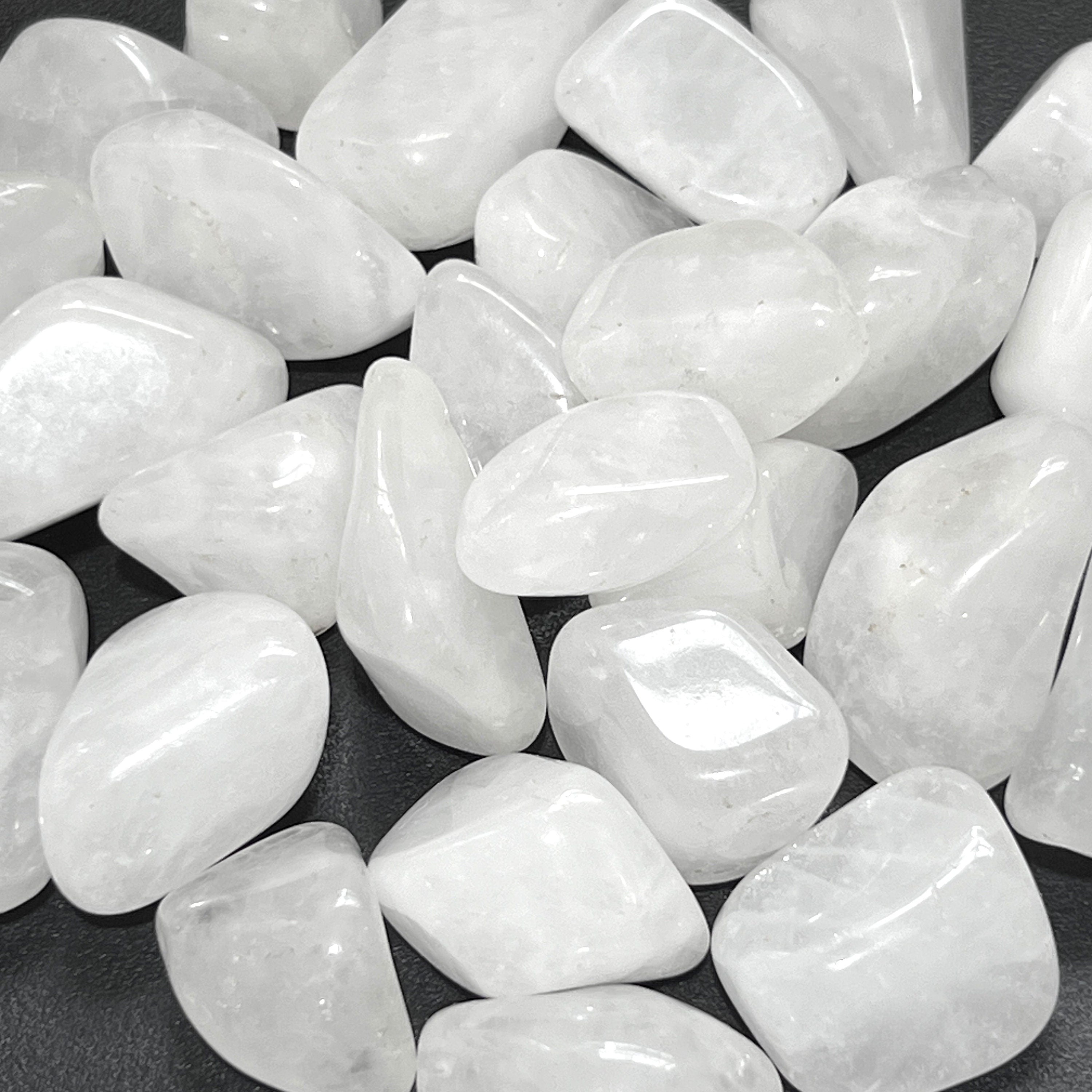 White Quartz Crystal Tumbled Stones (By The Piece or Pound) Wholesale Amazing Crystals