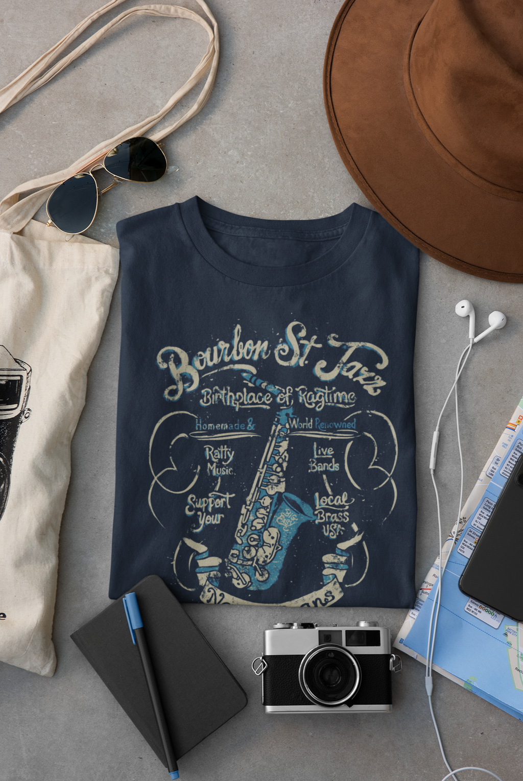 Bourbon St Jazz T-Shirt Taboo