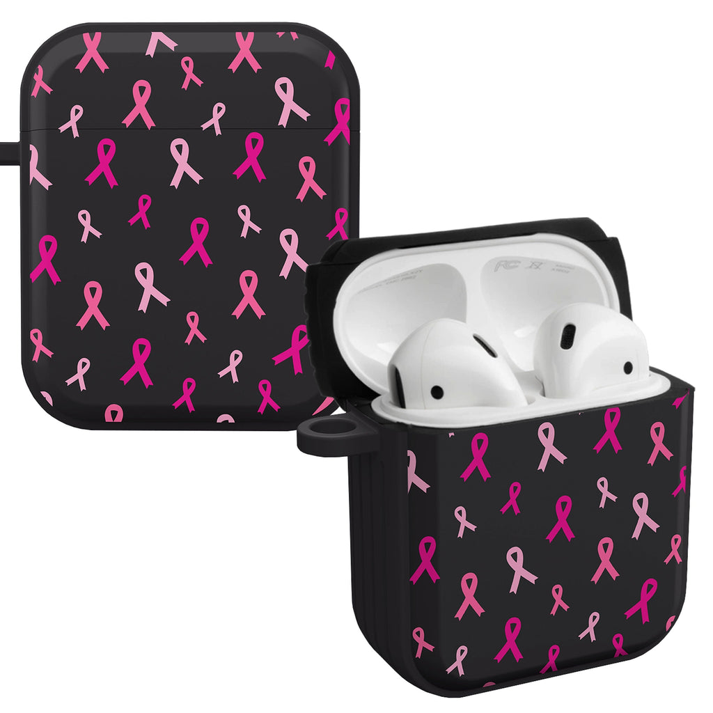 Breast Cancer Awareness HDX Apple AirPods Gen 1 & 2 Case Cover Affinity Bands