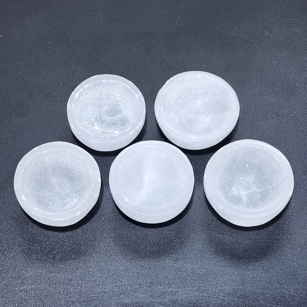 Selenite Mini 2-Inch Bowls Wholesale Gemstone Decor Carving Amazing Crystals
