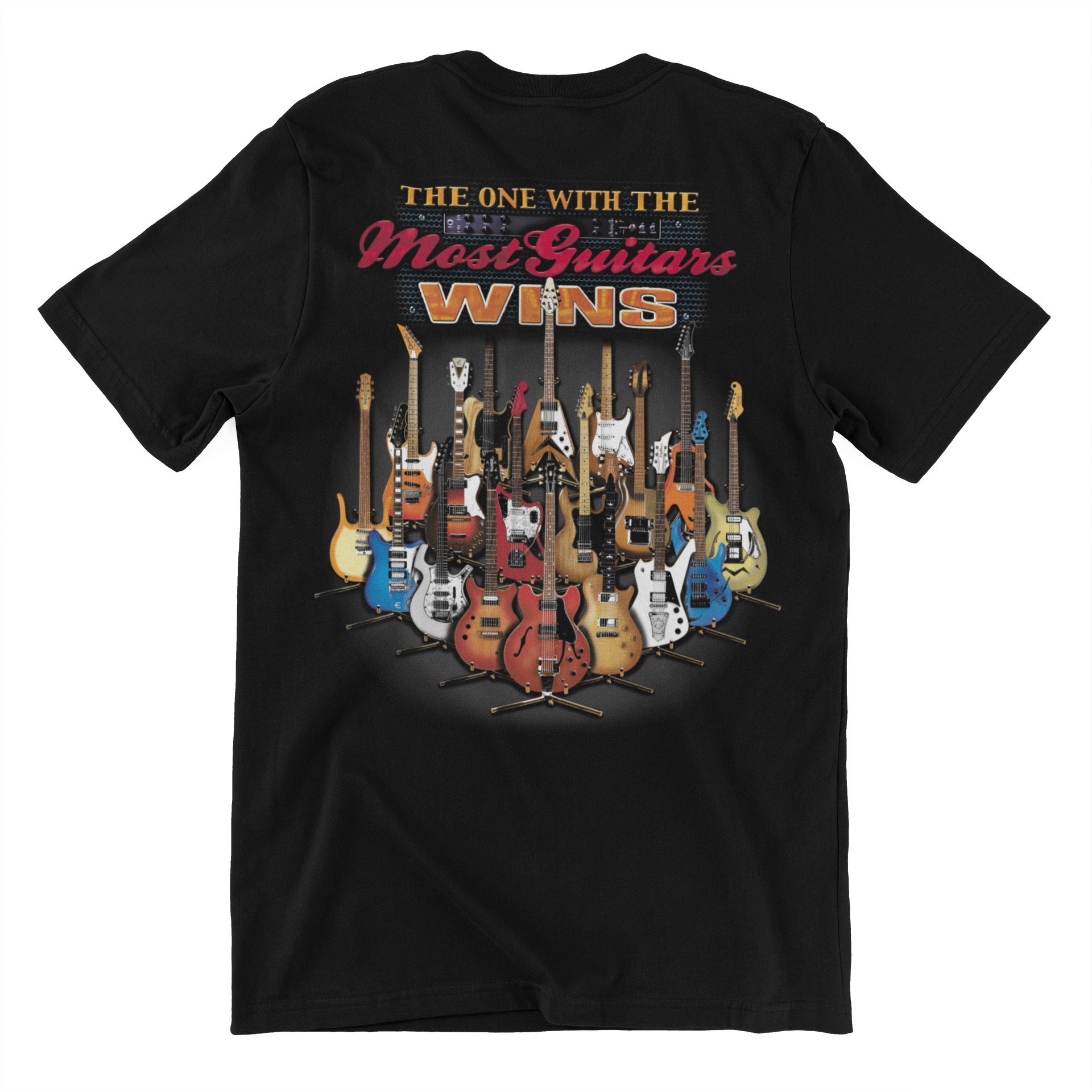 Most Guitars Wins Graphic Tee Taboo