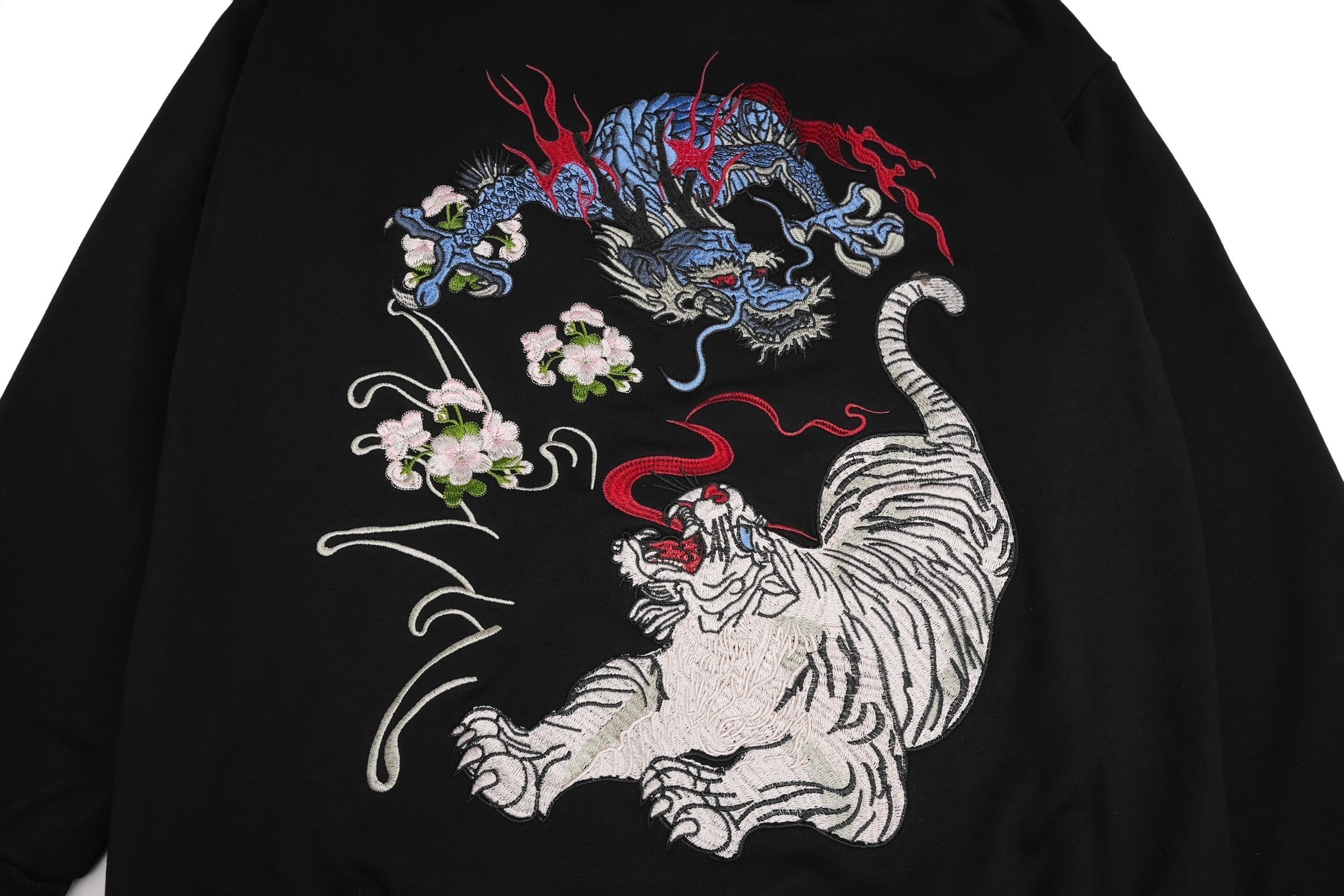 KH9977 War of Beasts Embroidered Hoodie Niepce
