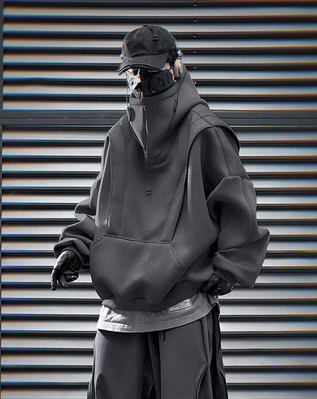 HiH50 Grey Nexus Hoodie Niepce