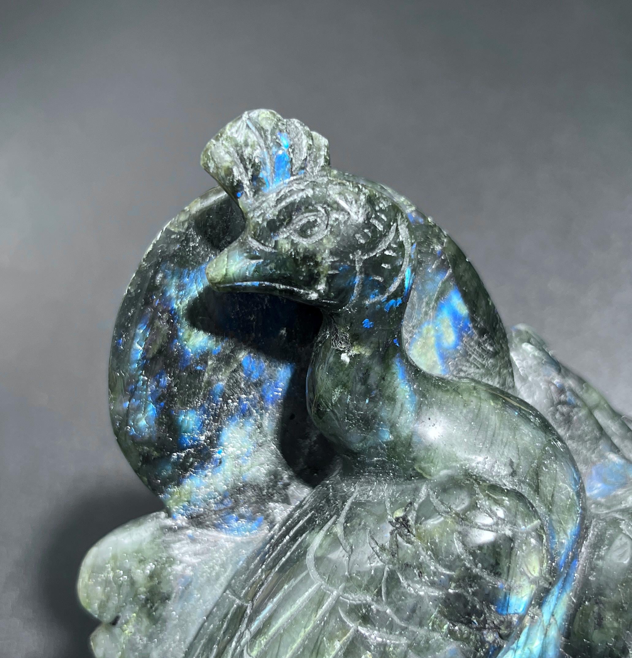 Large Peacock Flashy Labradorite Crystal Carving Select Wholesale Amazing Crystals
