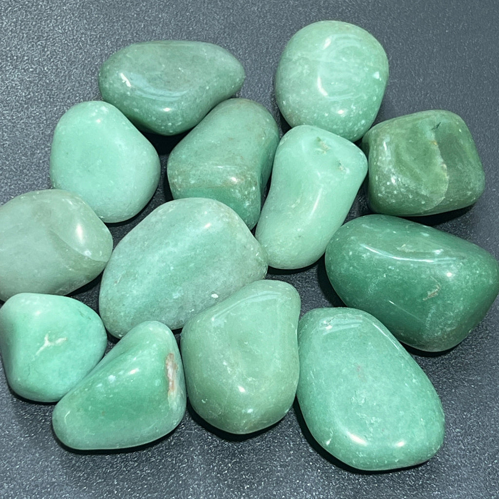 Large Green Aventurine Tumbled Stones (By The Piece or Pound) Wholesale Amazing Crystals