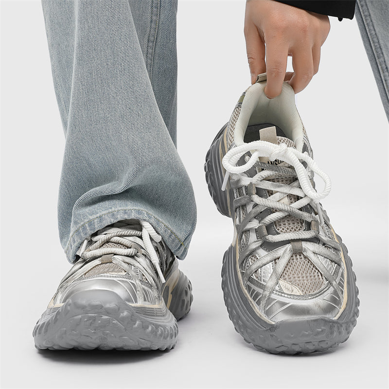 S8888 Champagne Tire Sneakers Niepce