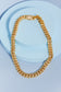 Brass Curb Chain Necklace