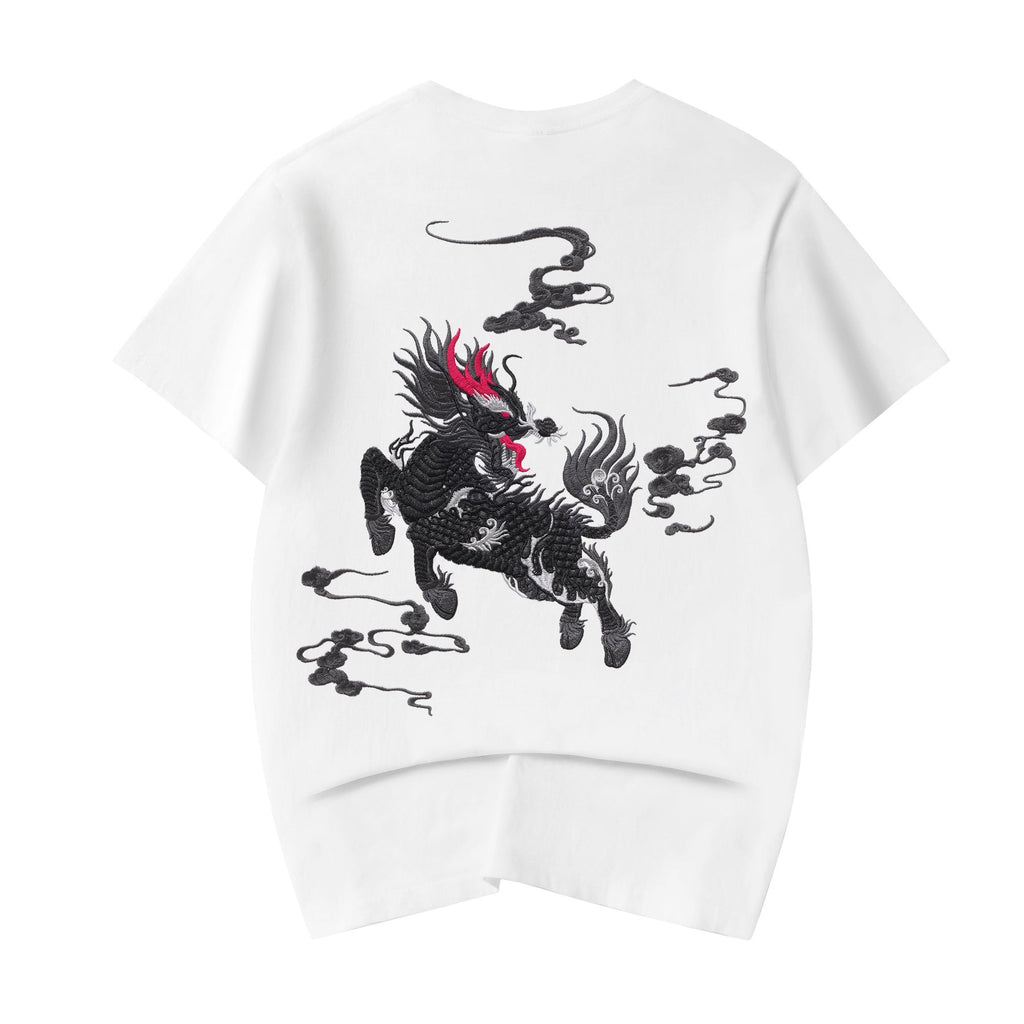 KH870 Kirin Embroidered Tee Niepce