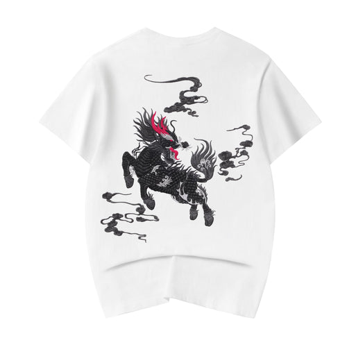 KH870 Kirin Embroidered Tee Niepce