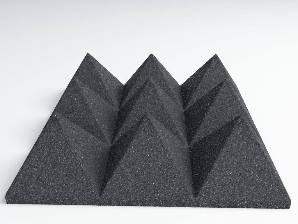 4 Inch Acoustic Foam Pyramid Style Panels - 13 Color Options SoundAssured