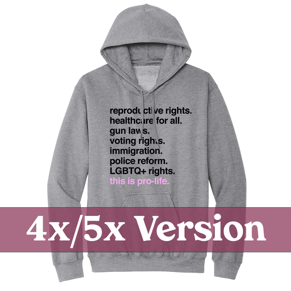 Reproductive Rights Pullover Fleece Kind Cotton