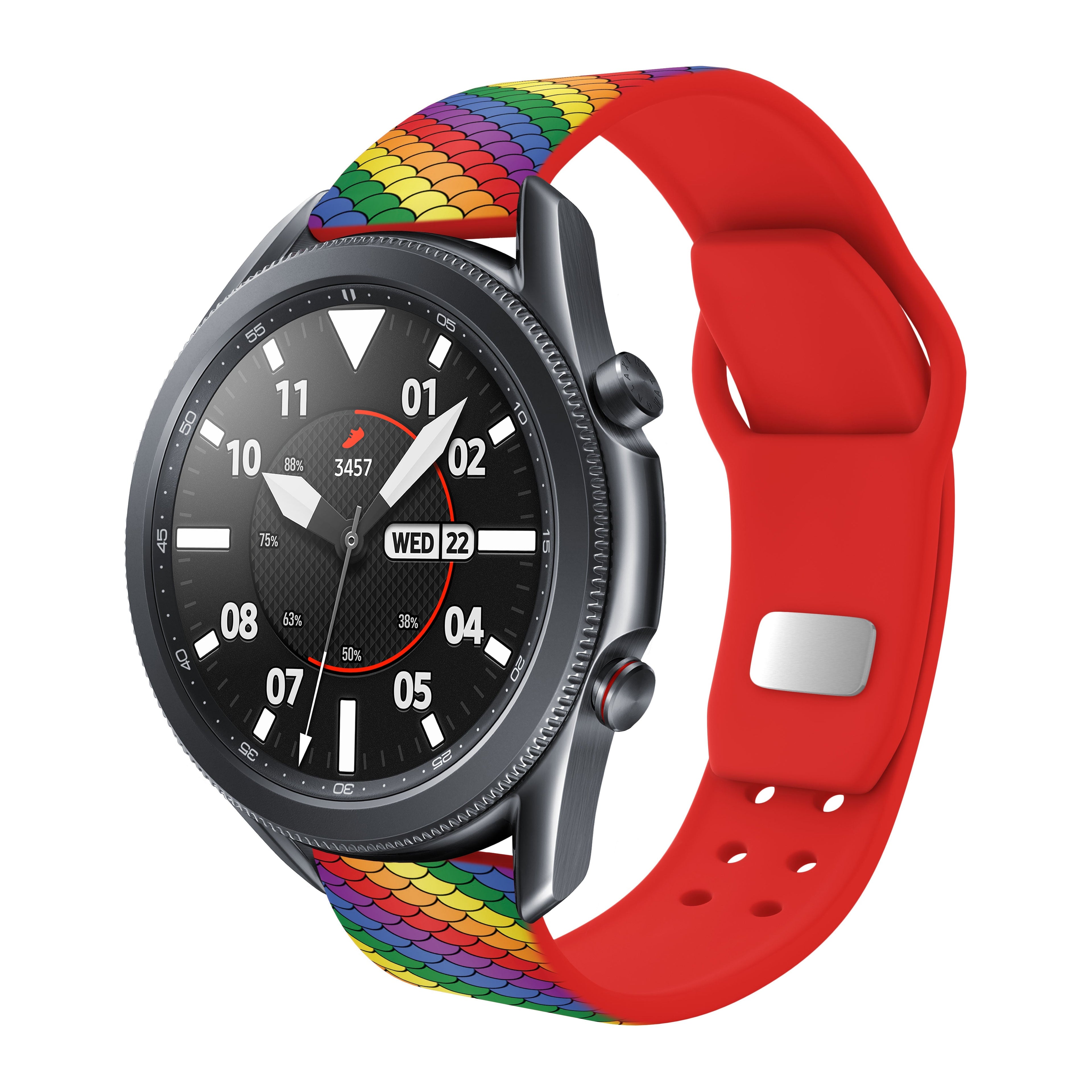 Pride HD  Watchband for Samsung, Garmin, Fossil, and More for Samsung, Garmin, Fossil, and More Affinity Bands