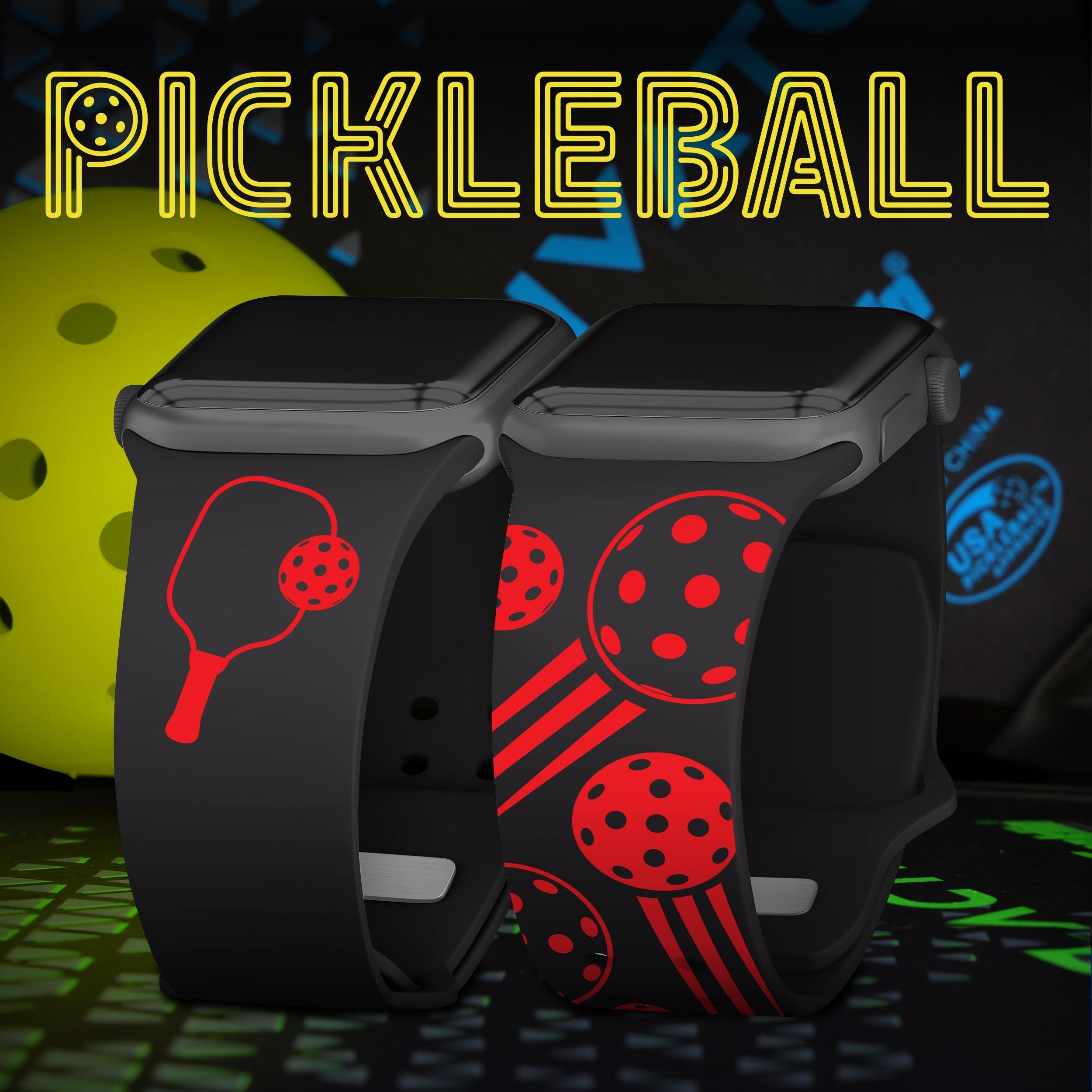 Pickleball HD Apple Watch Band Affinity Bands