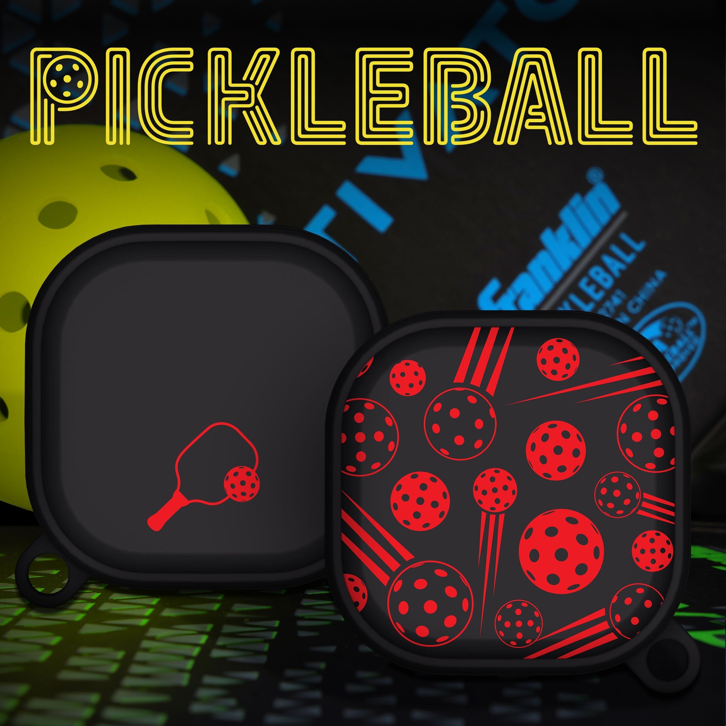 Pickleball HDX Samsung Galaxy Buds Pro & Buds Live Case Cover Affinity Bands