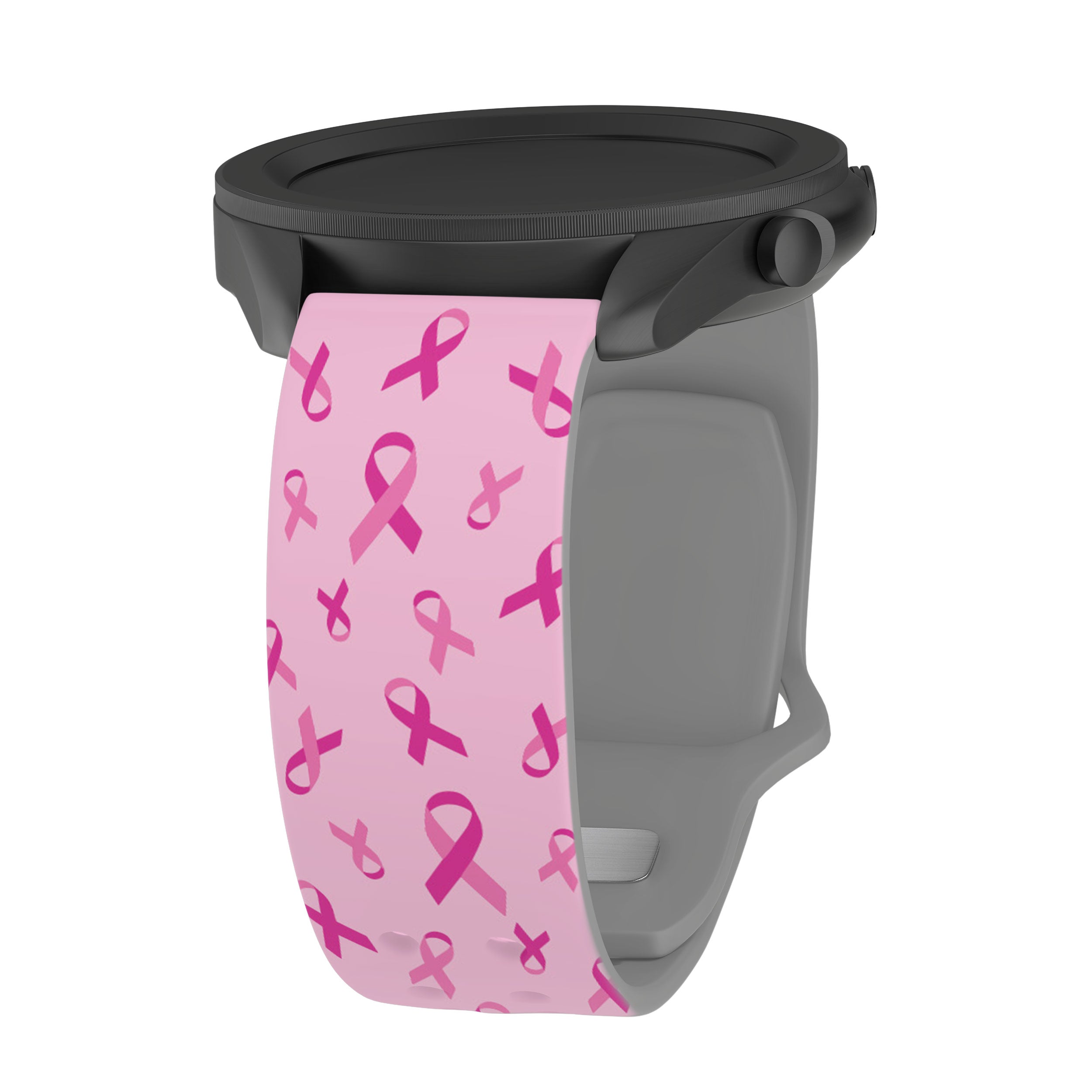Breast Cancer Awareness HD  Watchband for Samsung, Garmin, Fossil, and More Affinity Bands