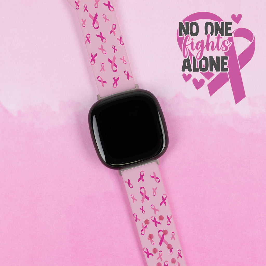 Breast Cancer Awareness HD Fitbit Versa 3 & Sense 1 Watch Band Affinity Bands