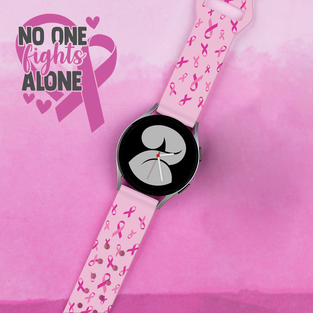 Breast Cancer Awareness HD  Watchband for Samsung, Garmin, Fossil, and More Affinity Bands
