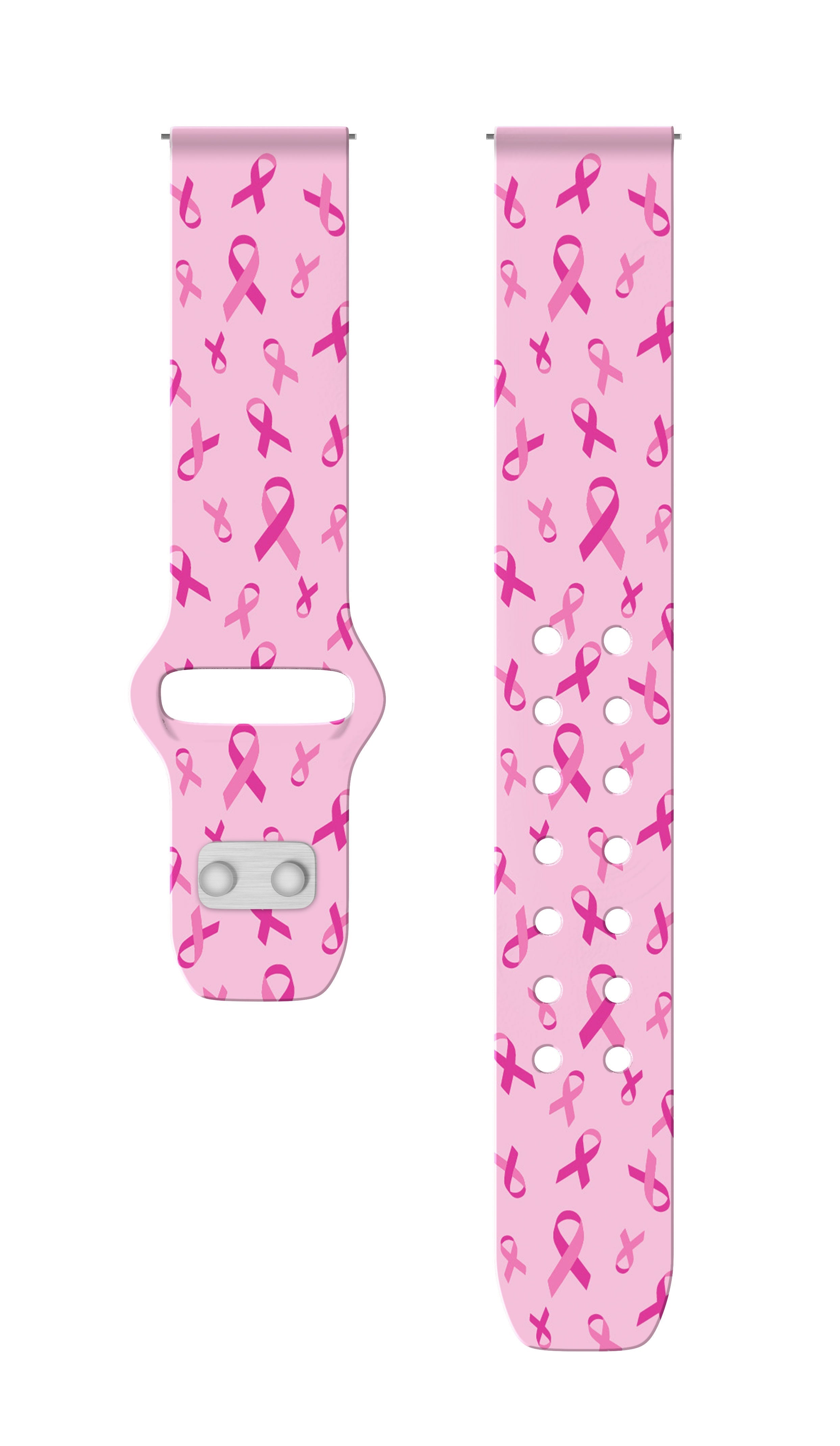 Breast Cancer Awareness HD  Watchband for Samsung, Garmin, Fossil, and More Affinity Bands