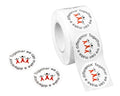 500 Difference Red Ribbon Stickers The Awareness Company