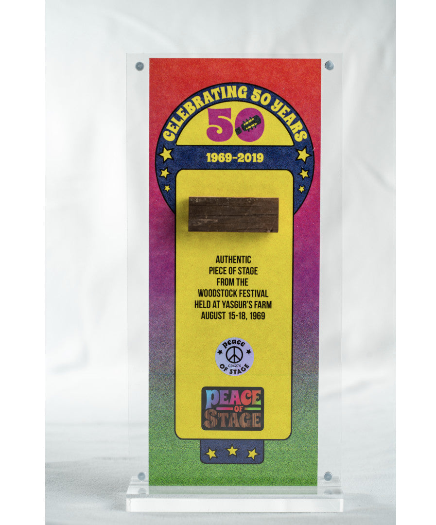50th Anniversary Acrylic Stage Frame Peace Of Stage LLC