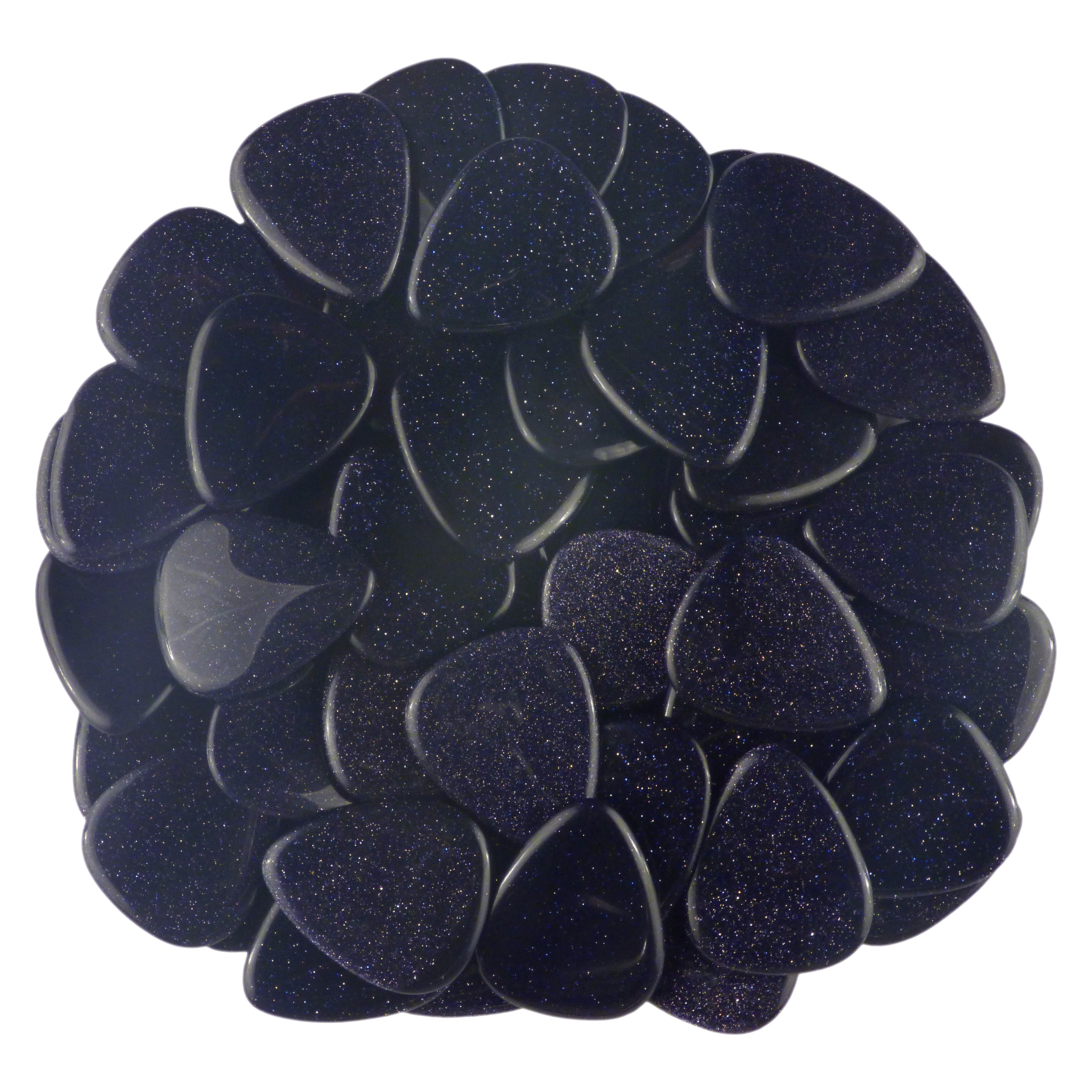 Blue Sandstone Stone Guitar Or Bass Pick - 3.0 mm Ultra Heavy Gauge - 351 Shape - Specialty Handmade Gemstone Exotic Plectrum Exotic Plectrums