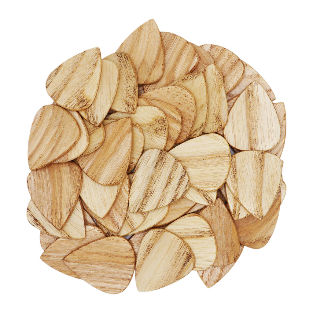 Ash Wood Guitar Or Bass Pick - 1.5 mm Heavy Gauge - 351 Shape - Natural Finish Handmade Specialty Exotic Plectrum Exotic Plectrums