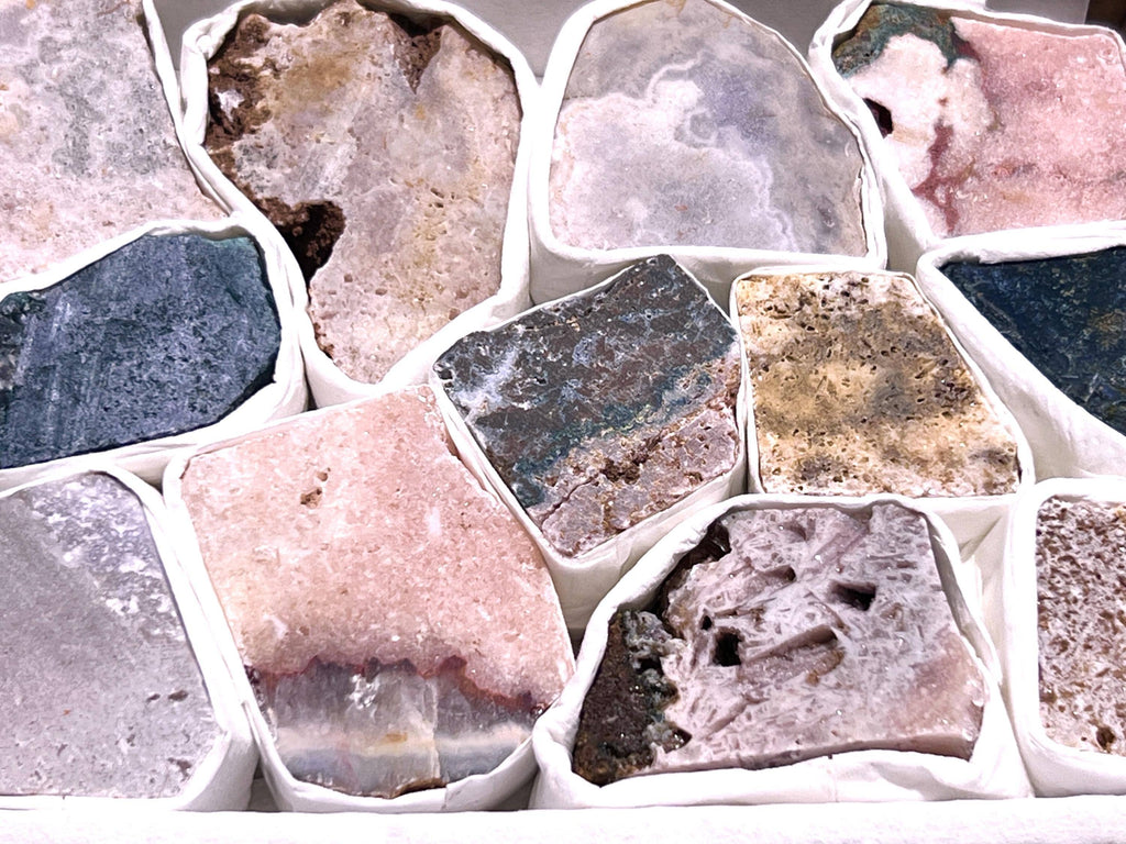 Pink Amethyst Rough Crystals (Avg 2 LBs) Small Box Flat Bulk Wholesale Lot Raw Stones Amazing Crystals