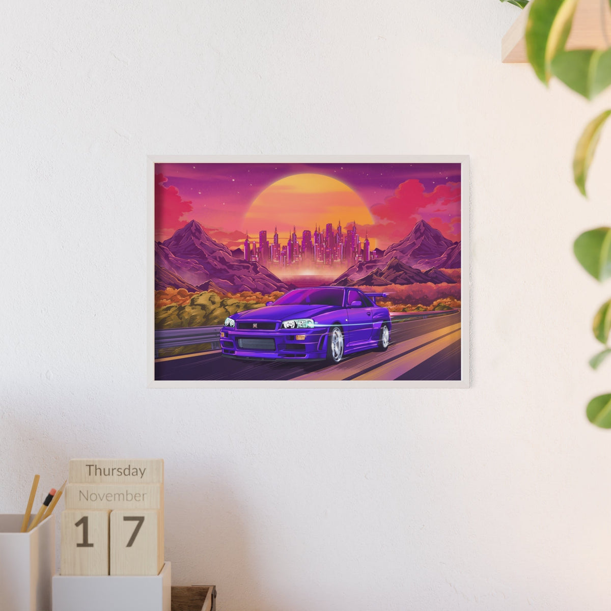 Nissan Skyline GT-R Poster Desksmith